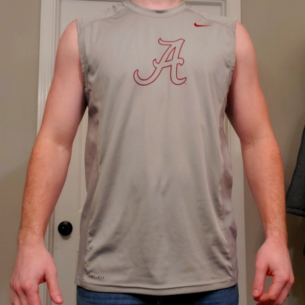 Nike Dri Fit Tank Top Large Alabama Crimson Tide